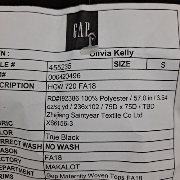 Gap Ladies Maternity Top NWT - Picture 7 of 11
